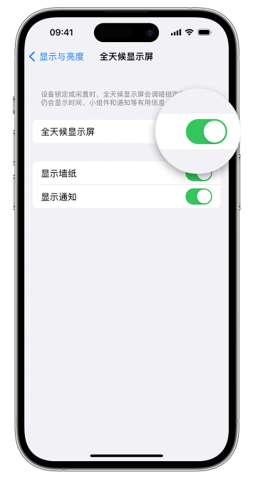 陆川苹果14维修店分享如何自定义 iPhone 14 Pro 常亮显示屏 