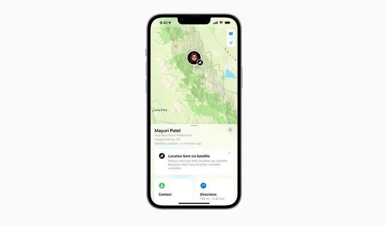 陆川苹果14维修分享iPhone14系列中 FindMy功能通过卫星分享位置方法教程 