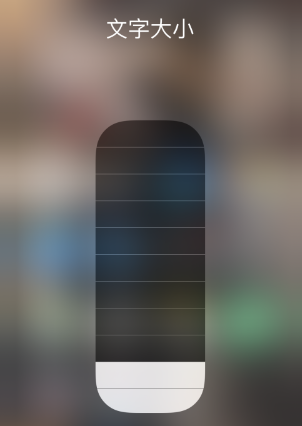 陆川苹果手机维修分享小技巧：在 iPhone 控制中心快速调节字体大小 